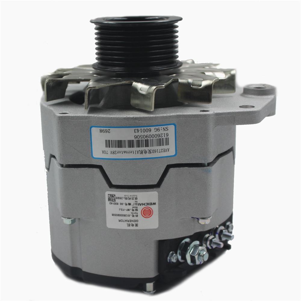 612600090506 camión WD615 WP10 partes de motor alternador para Weichai Sinotruck Shacman