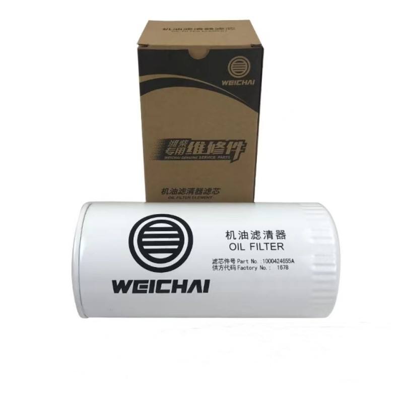 Filtro de aceite de motor diésel para camión pesado FAW & Shacman 1000424655 1000424655A