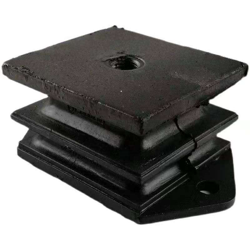 Shacman F2000 Soporte de goma frontal para motor DZ9114593001 Amortiguador de alta resistencia