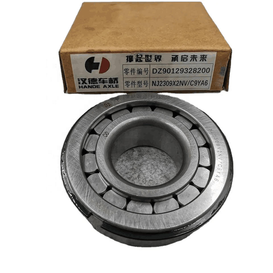 Shacman Hande HD469 Rodamento traseiro de engrenaxe cónica de transmisión do eixe traseiro DZ9003323010 6312N NJ2309X2NV/C9YA6